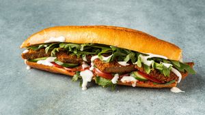 vegan schnitzel at Vegan Shawarma in Jerusalem