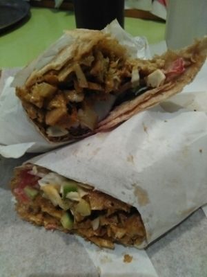 Vegan Sharwarma at Vegan Shawarma in Jerusalem