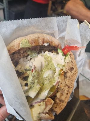 Delicious at Vegan Shawarma in Jerusalem