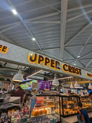 Sign at LCA - Upper Crust in Larnaca