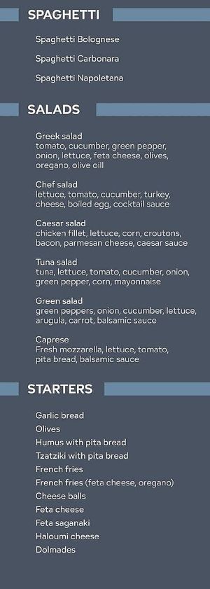  at Trianon Cafe in Rhodes