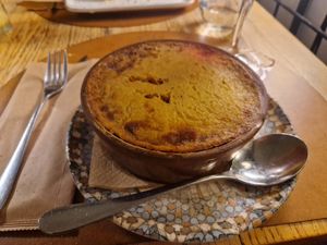 Vegan Moussaka at Theta in Athens