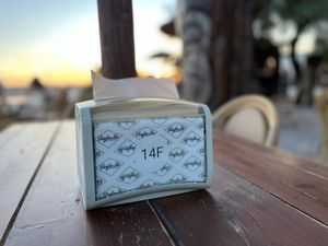 At the sea at Surfer Joe Diner in Livorno