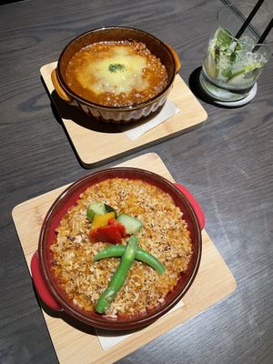   at Cafe & Bar Oku in Kyoto