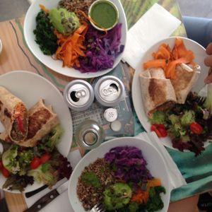 Vegan burritos and buckwheat bowls at The Grassy Hopper in Gzira