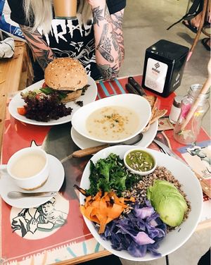 Burger, Bowl, Soup at The Grassy Hopper in Gzira