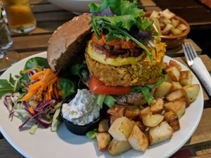 The Burger at The Grassy Hopper in Gzira