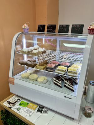 Case at 7p on a Saturday   at Pastelería Málaga Vegana in Malaga