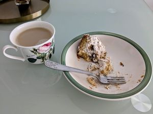 Light and delicious 😋 at Pastelería Málaga Vegana in Malaga