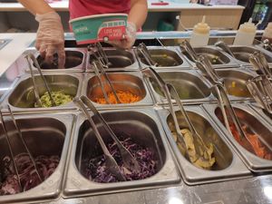 Counter at I Love Poke in Rome