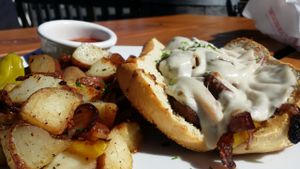 Philly at Mike's Cafe and Wine Bar in San Juan Island