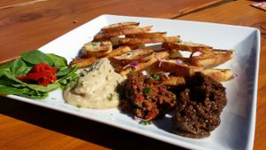 Bruschetta Trio at Mike's Cafe and Wine Bar in San Juan Island