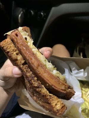 Rueben sandwich  at Mike's Cafe and Wine Bar in San Juan Island