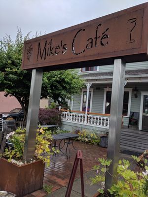 I love on the other side it says "Peace to All Beings" :) at Mike's Cafe and Wine Bar in San Juan Island