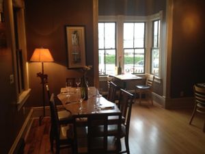 Dining room at Mike's Cafe & Wine Bar at Mike's Cafe and Wine Bar in San Juan Island