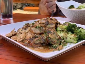 Chicken Marsala  at Mike's Cafe and Wine Bar in San Juan Island