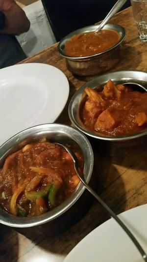 chana masala and aloo gobi at Masala Indian Cuisine in Townsville