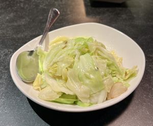 Taiwanese cabbage w/ garlic   at Din Tai Fung in New York City