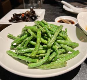 String beans  at Din Tai Fung in New York City