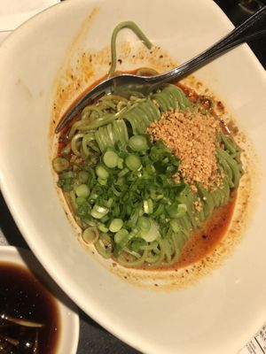 素擔擔麵 vegan noodles with sesame sauce  / Dan Dan noodle   at Din Tai Fung in New York City