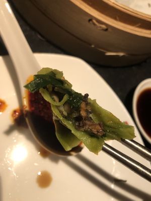 Vegan dumpling   at Din Tai Fung in New York City
