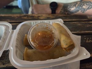 Spring rolls at Thai Tacos - Waikiki in Honolulu