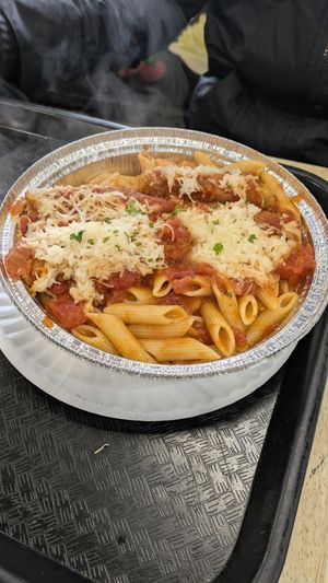 Vegan chicken Parmigiano at iPizzaNY - Times Square in New York City