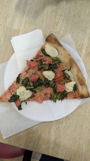 Vegan slice at iPizzaNY - Times Square in New York City