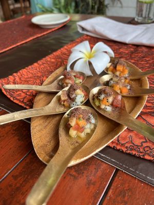 End of meal refresherr  at Let's Sea in Hua Hin