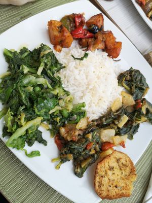 Vegan dish of the day at Agorà La Cantina in Siracusa