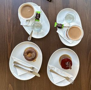 Everything we ordered   at Rausch das Schokoladenhaus in Berlin