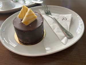Passion fruit torte (vegan)   at Rausch das Schokoladenhaus in Berlin