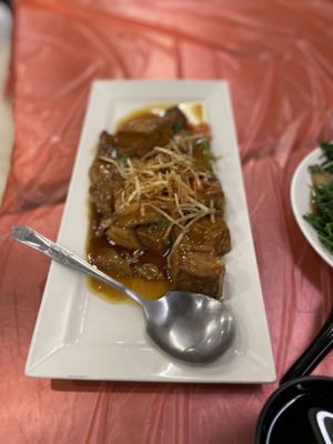 Fried tofu - Hsin Shan Wei, Shuishe  at Sun Moon Lake Xinshan Tao Tao Restaurant - 日月潭新山味邵族風味餐廳 in Sun Moon Lake