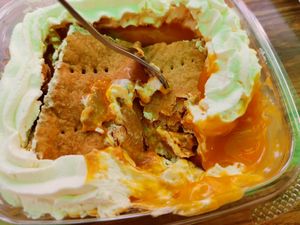 Amazing cake at Loving Hut in Maribor