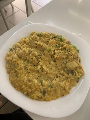 Curry Rice at Loving Hut in Maribor