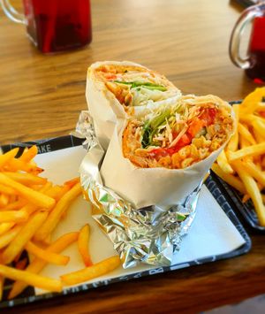 mit Gyros at Loving Hut in Maribor