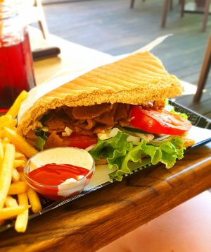 mit Seitan at Loving Hut in Maribor