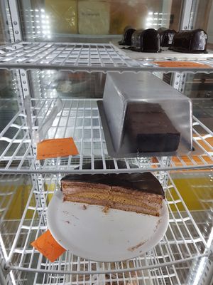 cakes at Loving Hut in Maribor