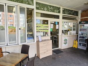 front (its open as of april 2024) at Loving Hut in Maribor