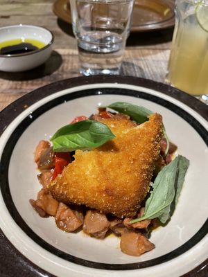 tofu dish  at Peloton Cycling Eatery in Helsinki