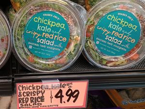 Chickpea, kale and red rice salad 🥗🌱 at Trader Joe's in Chandler