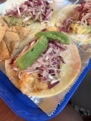 Cauliflower   at Totally Taco in Roatan
