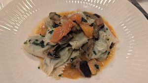 Excellent ravioli at Trattoria Emilia in Melbourne