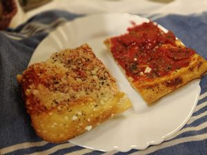 Margarita y marinara at ITACA - Cocina Botanica in Granada