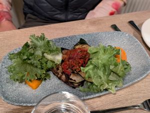 Ratatouille (delicious but small for the price) at Restaurant BAKKI in Laugarbakki