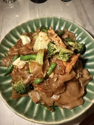 Vegan pad see ew  at Suwun Thai Home Cooking in Albany
