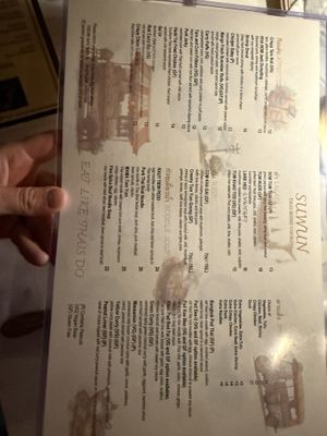 Menu   at Suwun Thai Home Cooking in Albany