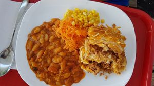 Vegetabke soy lasagna. at 108 in Ljubljana