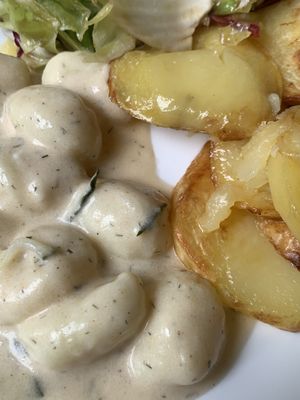 selection of slovenian food  at 108 in Ljubljana