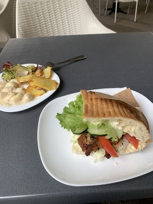 vegan food  at 108 in Ljubljana